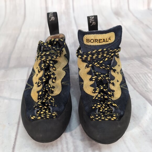 Boreal Fusion Blue Suede Lace-Up Climbing Shoes – Unisex UK 4.5 - Picture 1 of 11